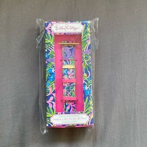 Lily Pulitzer genuine leather Apple Watch band